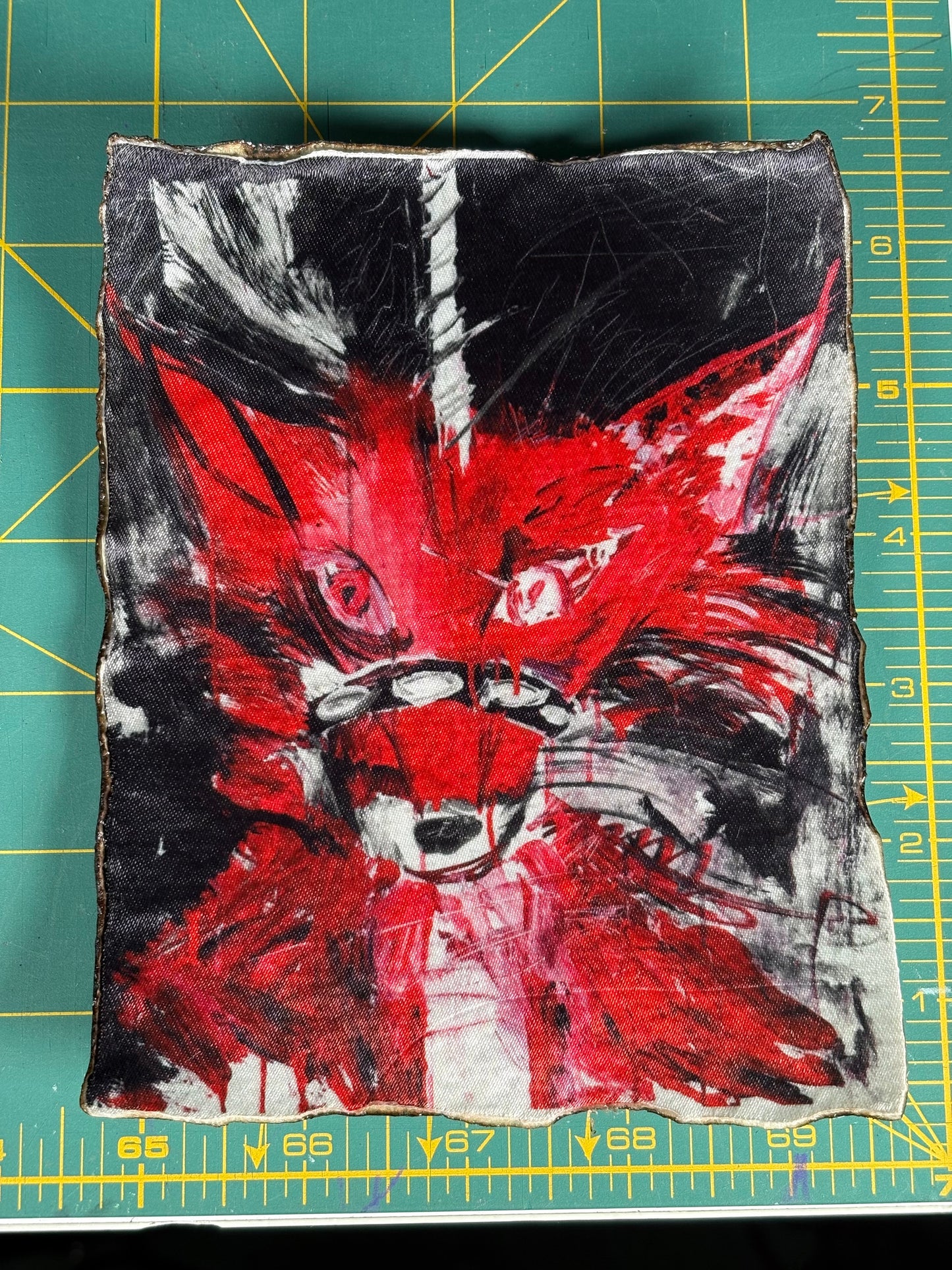 bound/dissociating (fox patch - 5"x7")