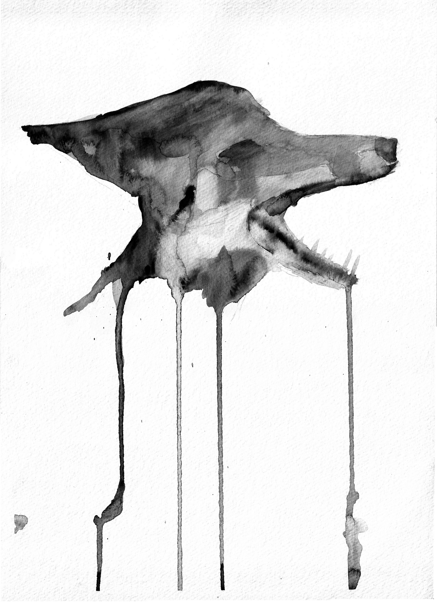 despair (fox art print - 11"x14")