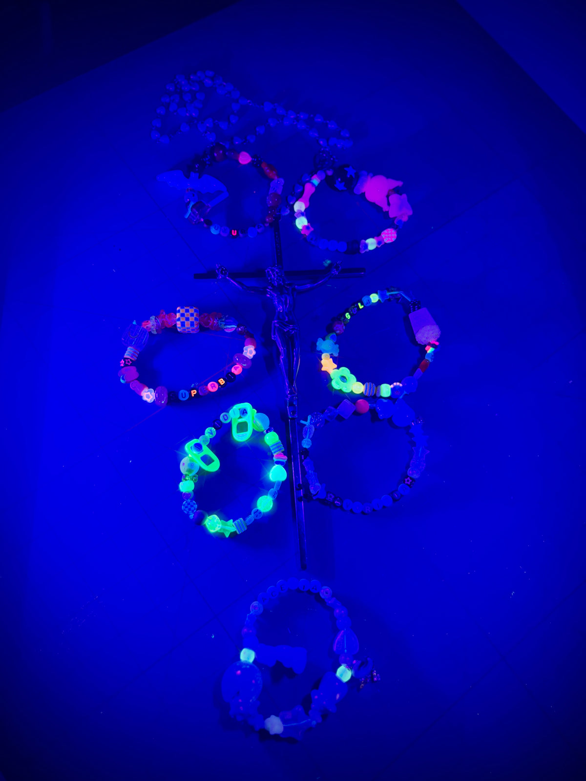 THE SEVEN HEAVENLY VIRTUES & SEVEN DEADLY SINS Kandi bracelets