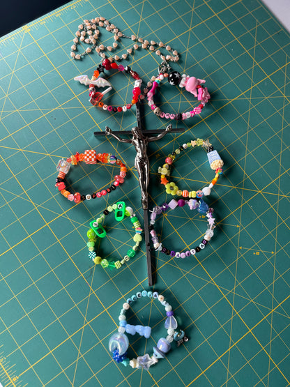 THE SEVEN HEAVENLY VIRTUES & SEVEN DEADLY SINS Kandi bracelets