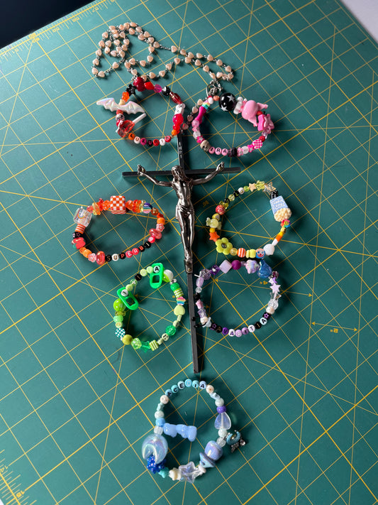 THE SEVEN HEAVENLY VIRTUES & SEVEN DEADLY SINS  Kandi bracelets