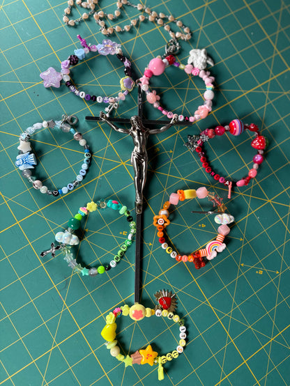 THE SEVEN HEAVENLY VIRTUES & SEVEN DEADLY SINS Kandi bracelets