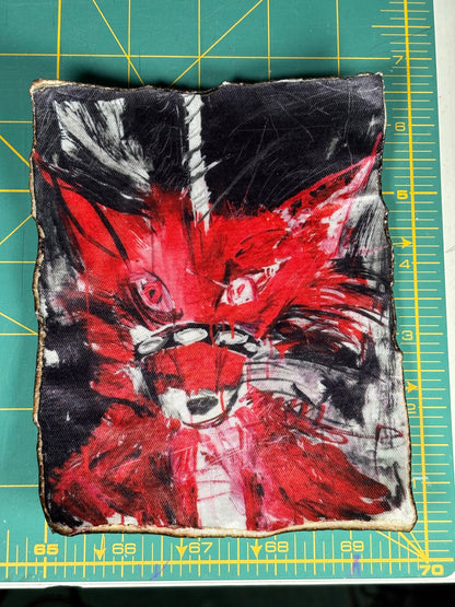 bound/dissociating (fox patch - 5"x7")