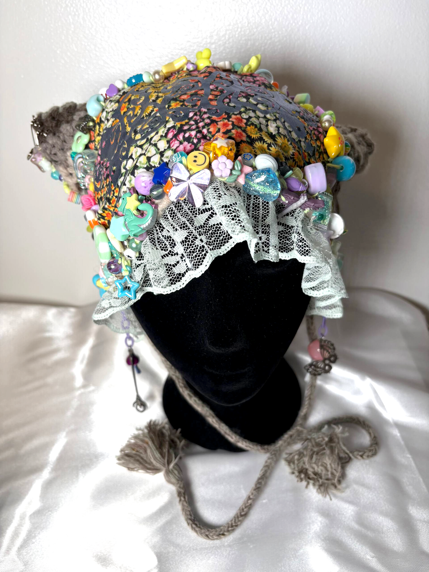 MOSSY MOTH FAERIE Square Cap