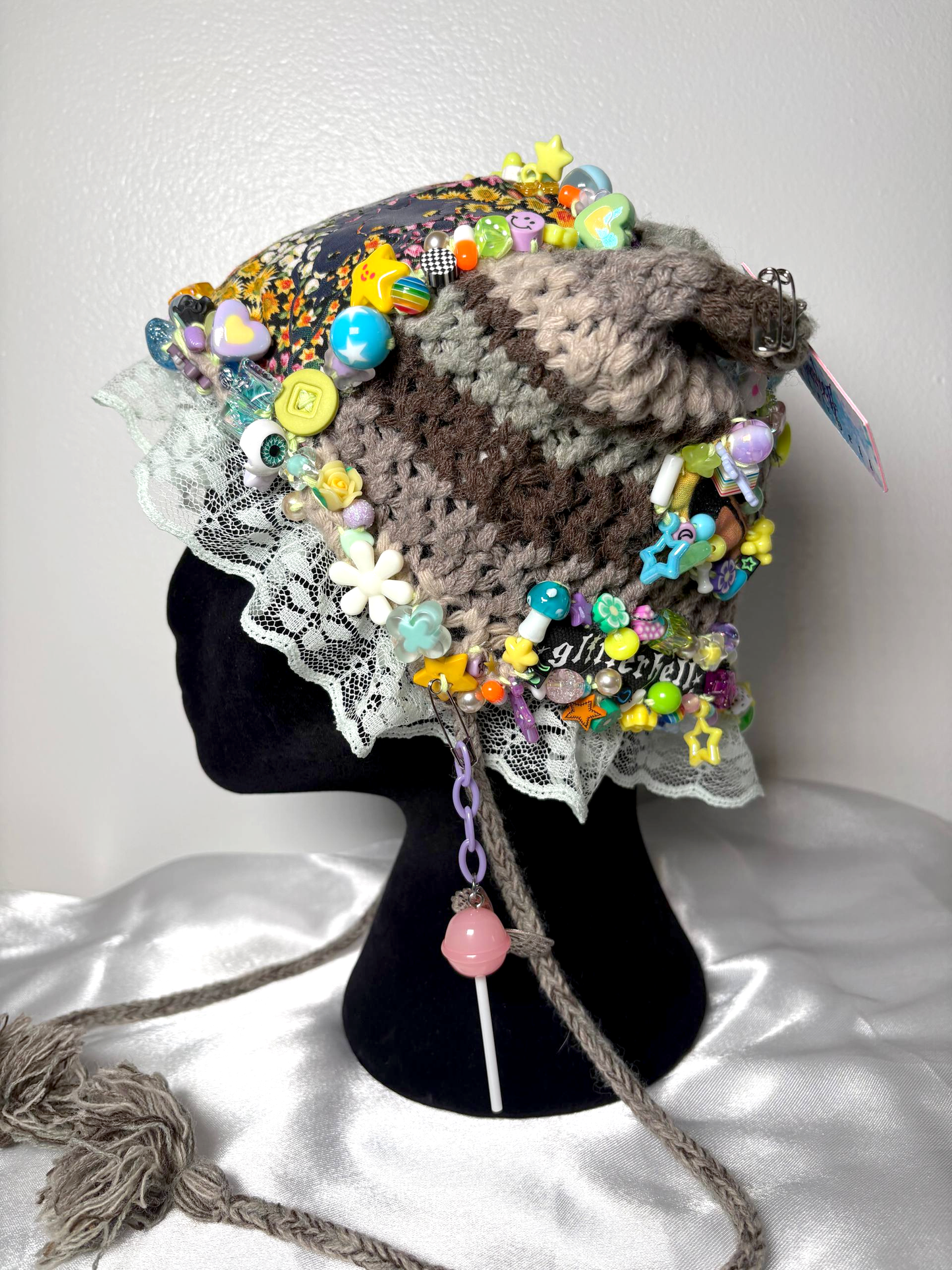 MOSSY MOTH FAERIE Square Cap