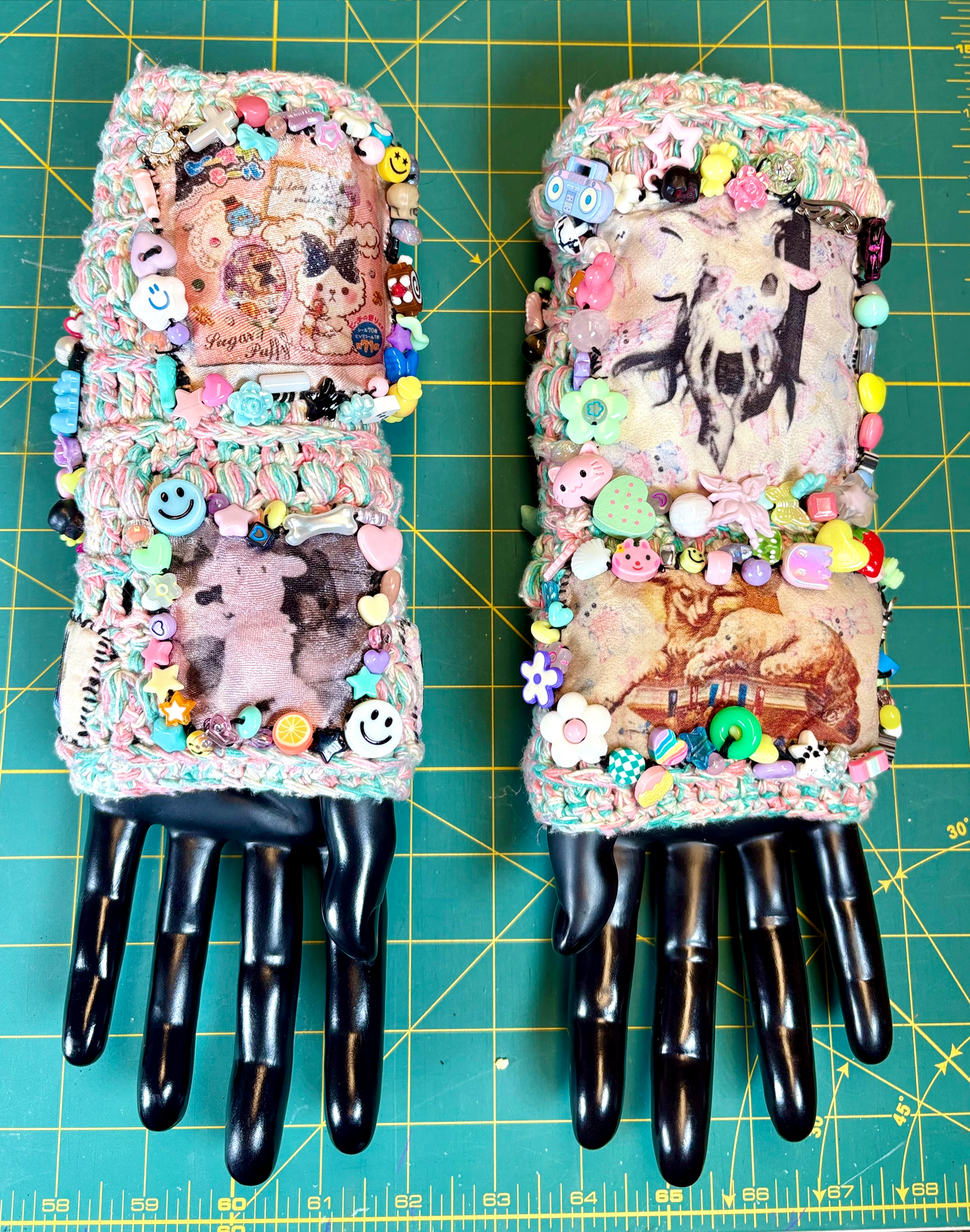 FALLEN ANGEL Fingerless gloves