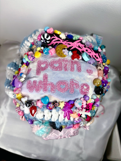 PAIN WHORE Square Cap