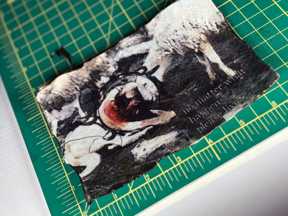 please live (5"x7" patch)